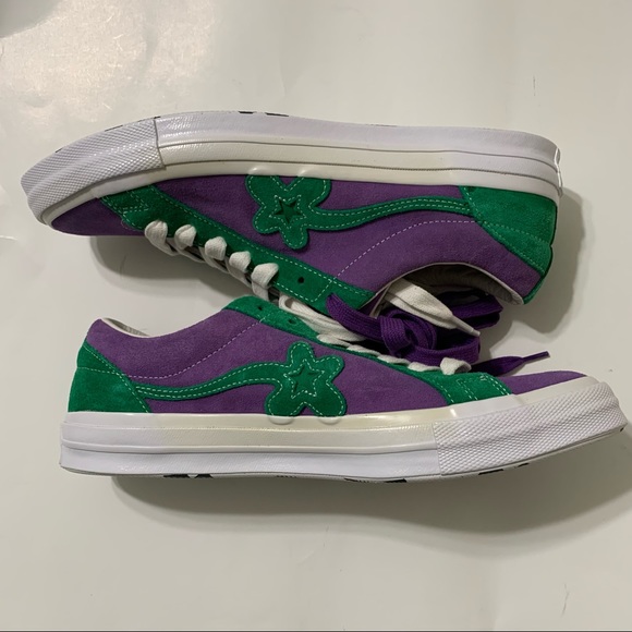 Converse Golf Le Fleur Ox Purple Green 162128C Sneakers Men’s Size 12 - Picture 4 of 11